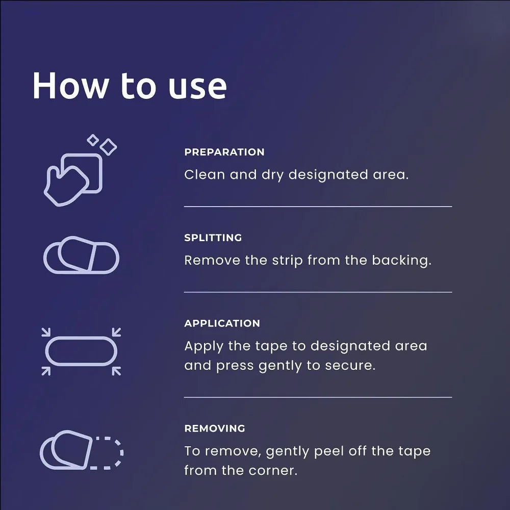 Tiras bucales para dormir - 30/60/90Pcs